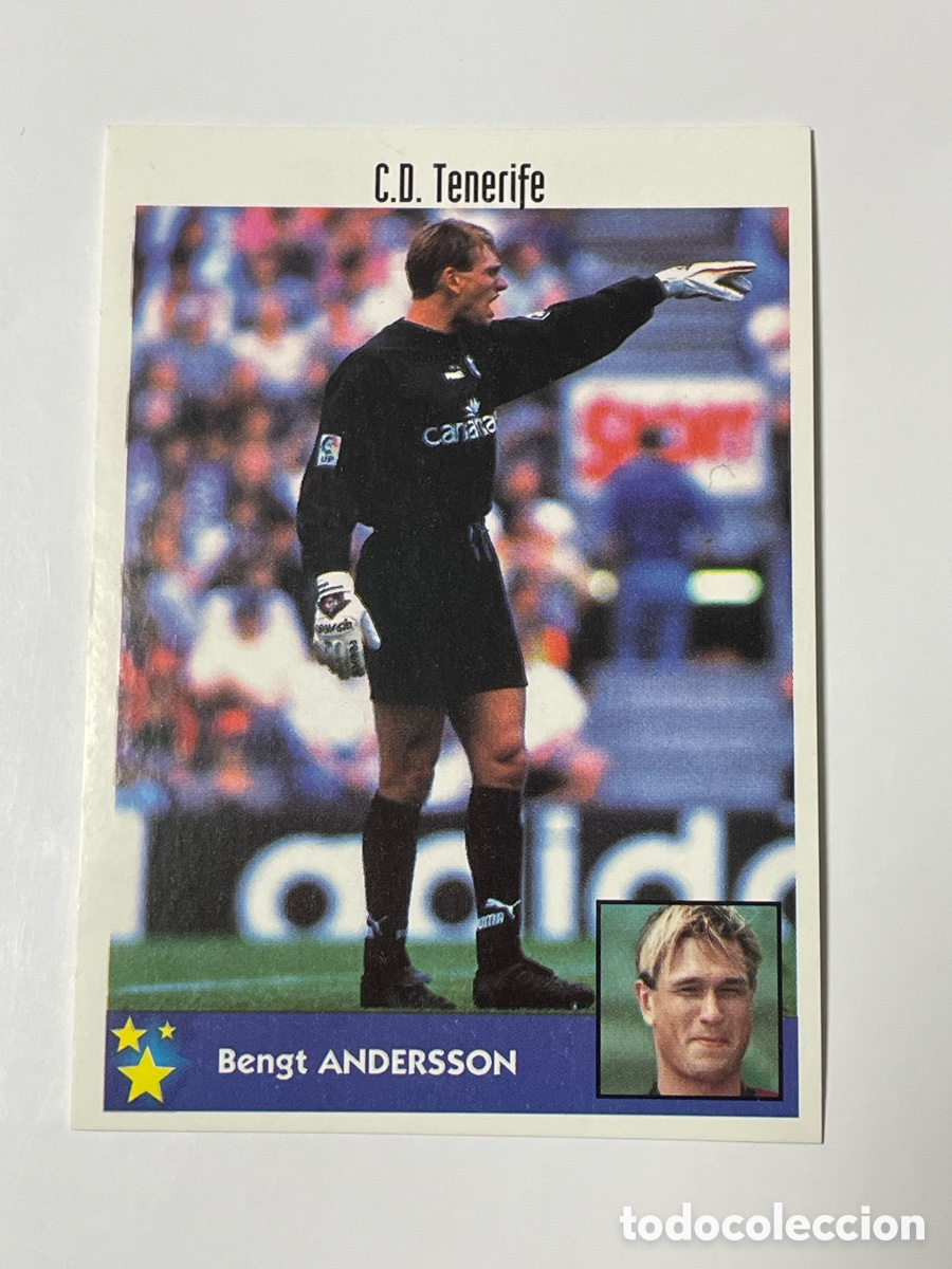 Cromos de F&uacute;tbol: Bengt Andersson Tenerife Panini Los mejores equipos de Europa 1997/98 #97