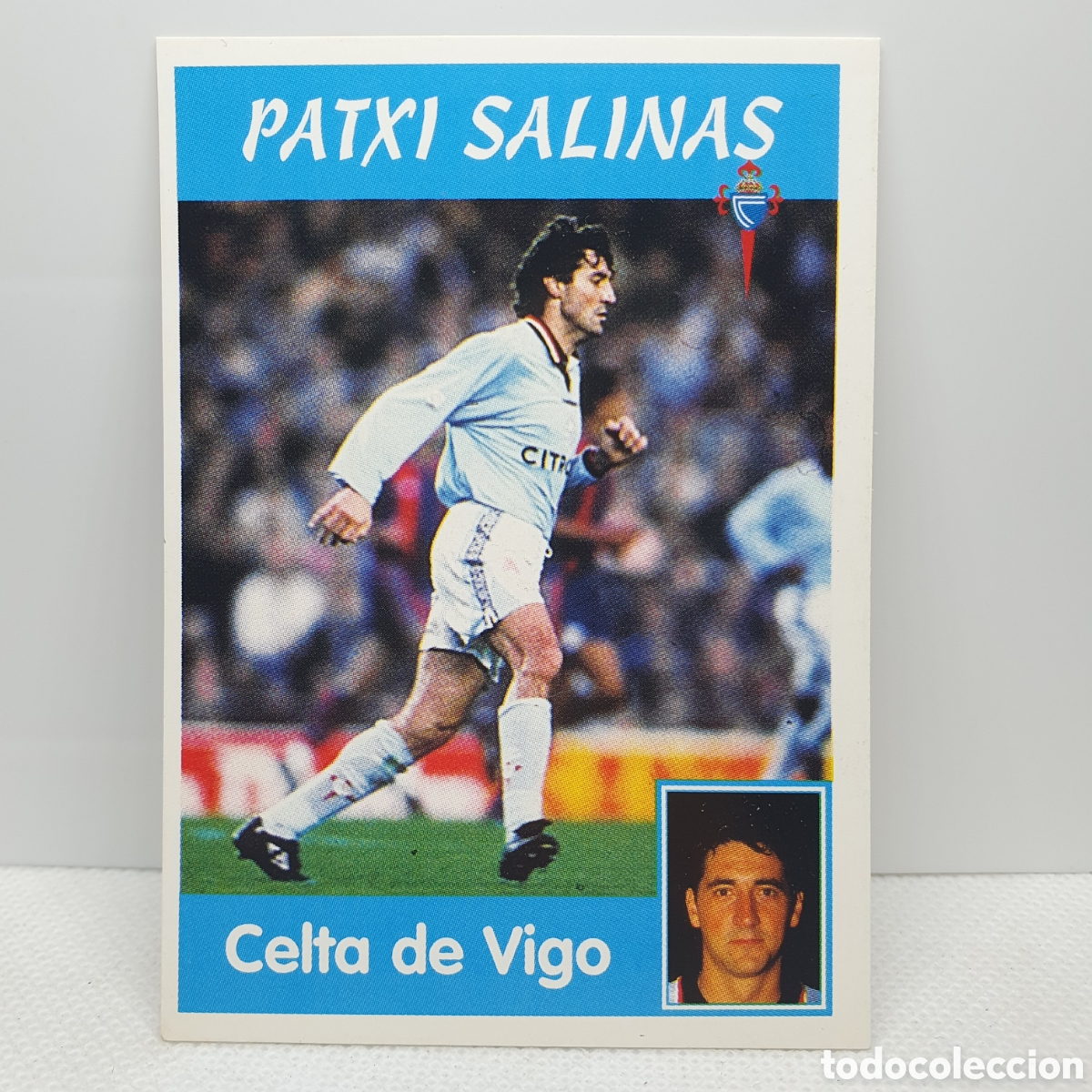 Cromos de F&uacute;tbol: ⚽️ CROMO DE FUTBOL PATXI SALINAS CELTA DE VIGO LIGA 97-98 PANINI SPORTS ALBUM - ESTAMPAS ADHESIVAS