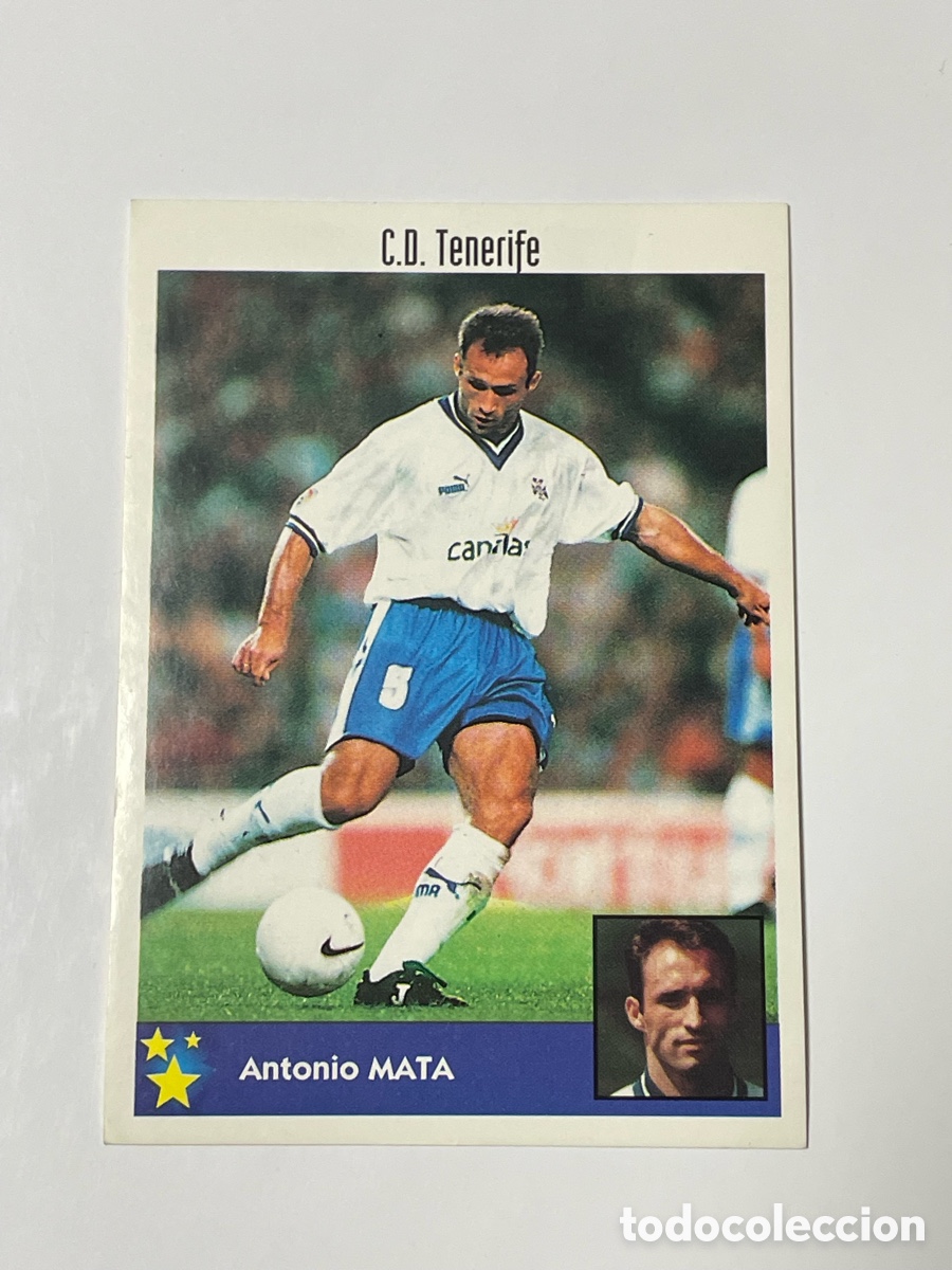 Cromos de F&uacute;tbol: Antonio Mata Tenerife Panini Los mejores equipos de Europa 1997/98 #99