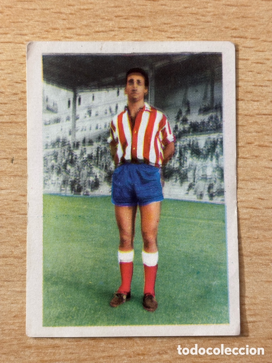 Cromos de F&uacute;tbol: Alvarito Atl&eacute;tico de Madrid Barcicrom 1961 1962 Liga 61 62 cromo sin pegar