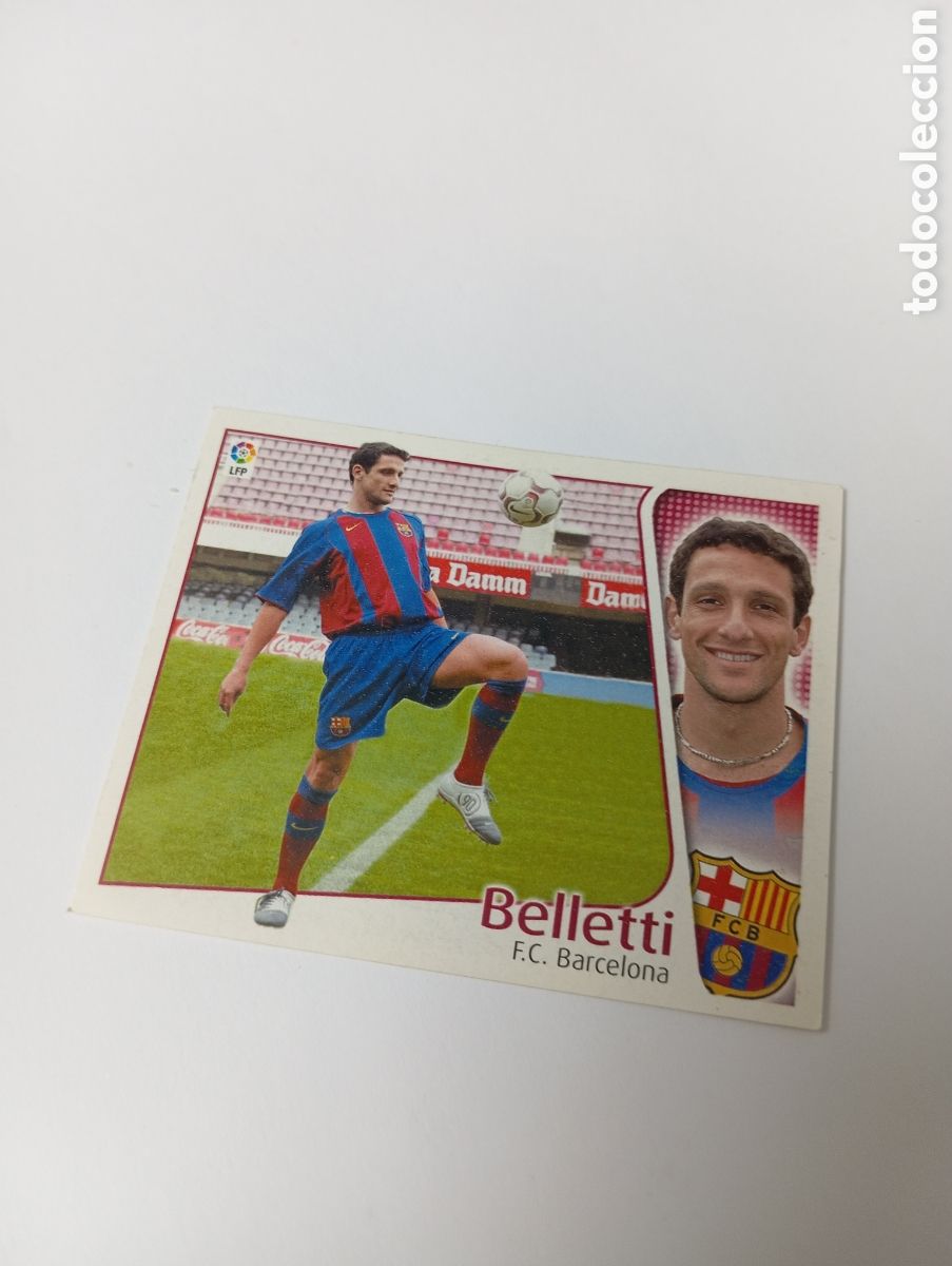 Cromos de F&uacute;tbol: BELLETTI Barcelona LIGA ESTE 2004 2005 PANINI 04 05