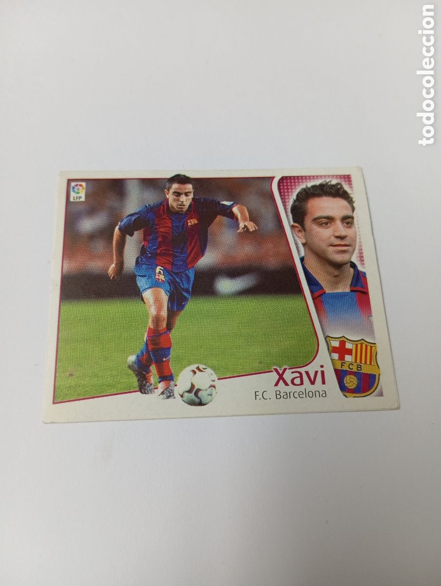 Cromos de F&uacute;tbol: XAVI Barcelona LIGA ESTE 2004 2005 PANINI 04 05