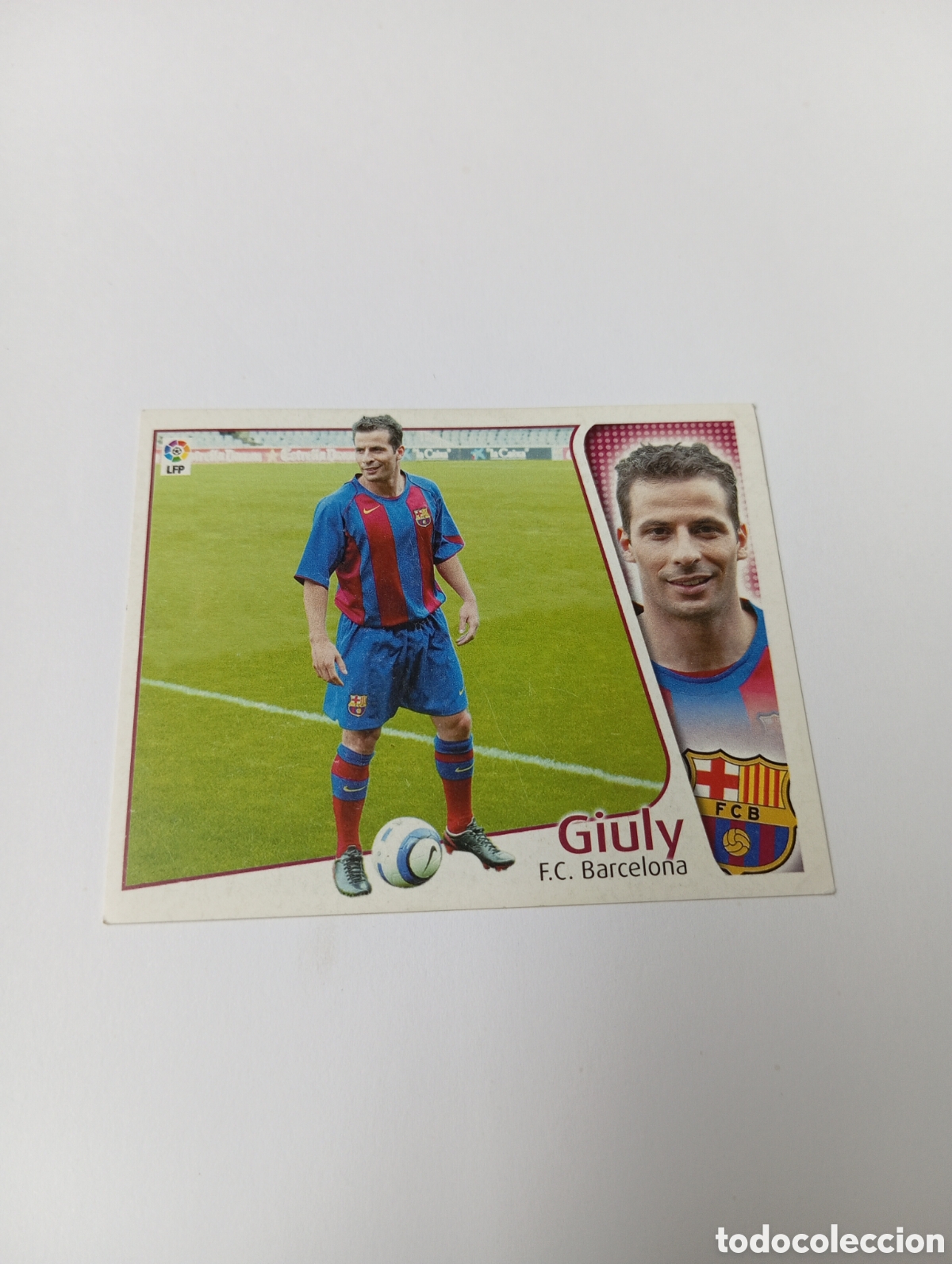Cromos de F&uacute;tbol: GIULY Barcelona LIGA ESTE 2004 2005 PANINI 04 05