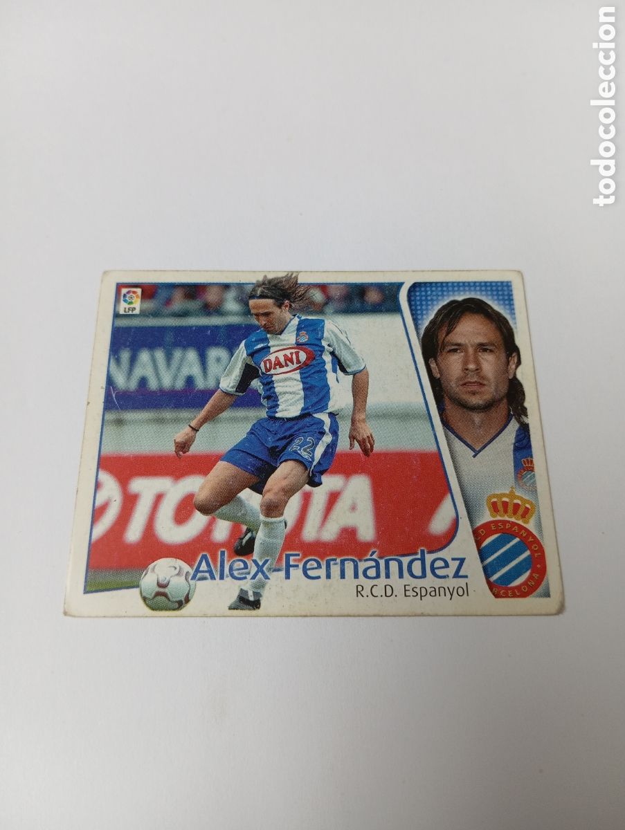 Cromos de F&uacute;tbol: &Aacute;LEX FERN&Aacute;NDEZ Espanyol Espa&ntilde;ol LIGA ESTE 2004 2005 PANINI 04 05