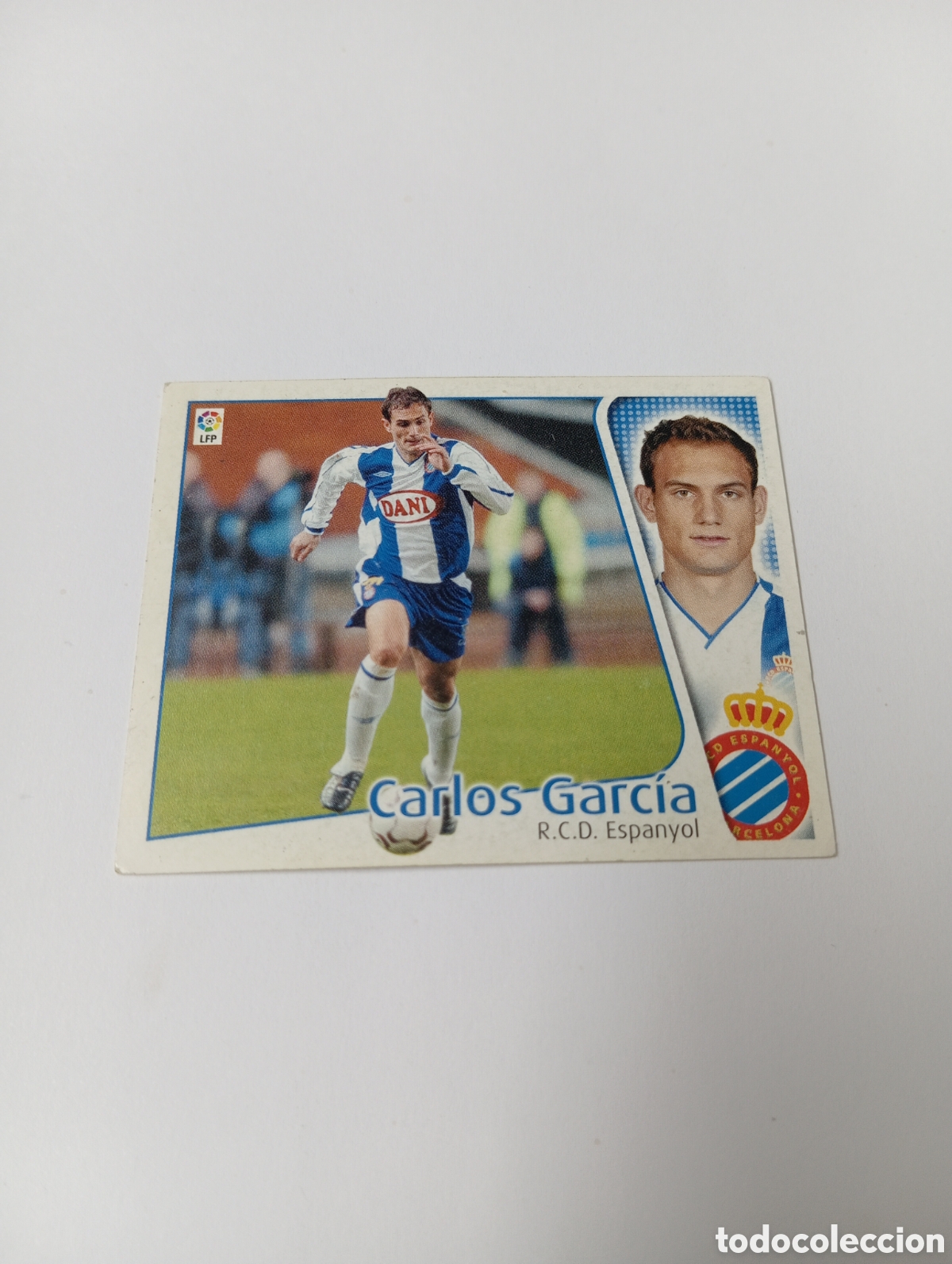 Cromos de F&uacute;tbol: CARLOS GARC&Iacute;A Espanyol Espa&ntilde;ol LIGA ESTE 2004 2005 PANINI 04 05