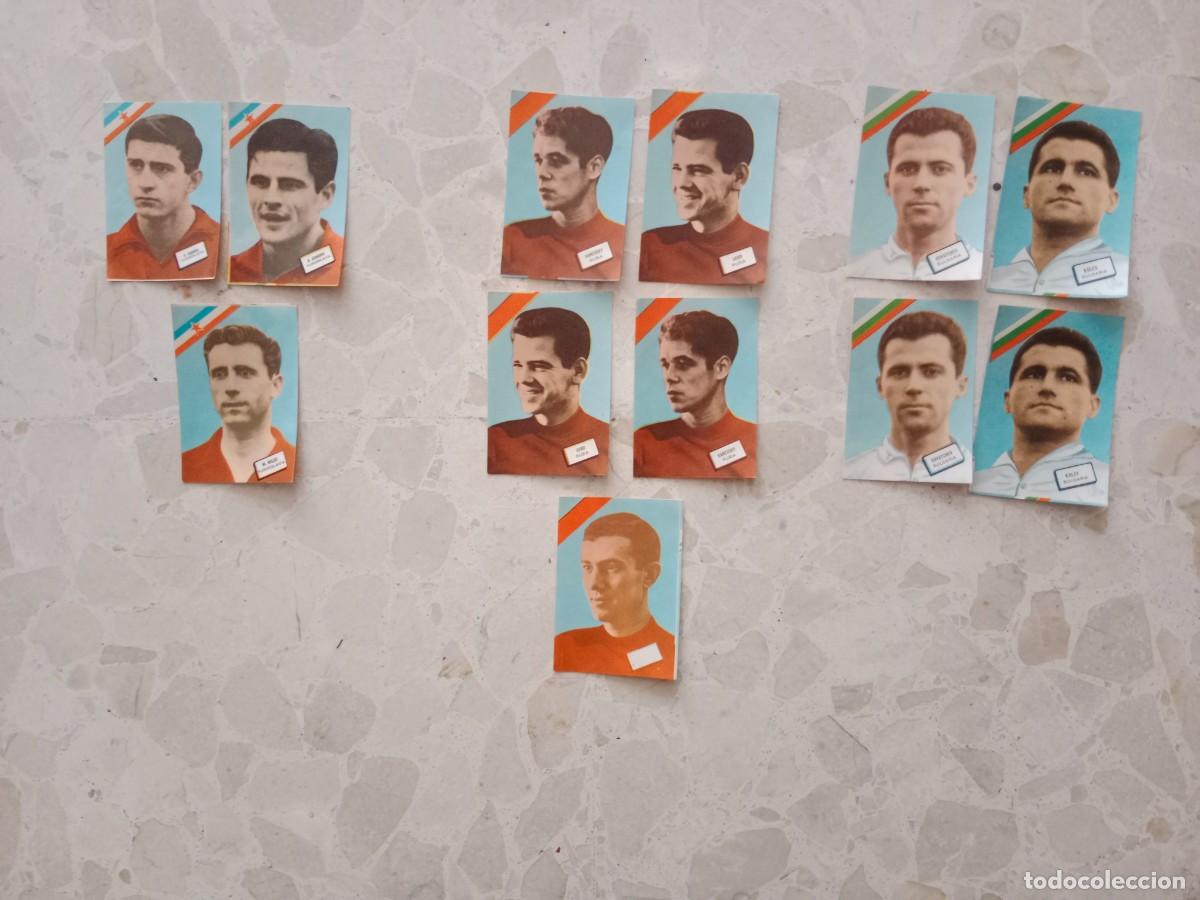 Cromos de F&uacute;tbol: CROMOS FHER DISGRA CAMPEONATO MUNDIAL DE FUTBOL CHILE 1962 - RUSIA YUGOSLAVIA BULGARIA