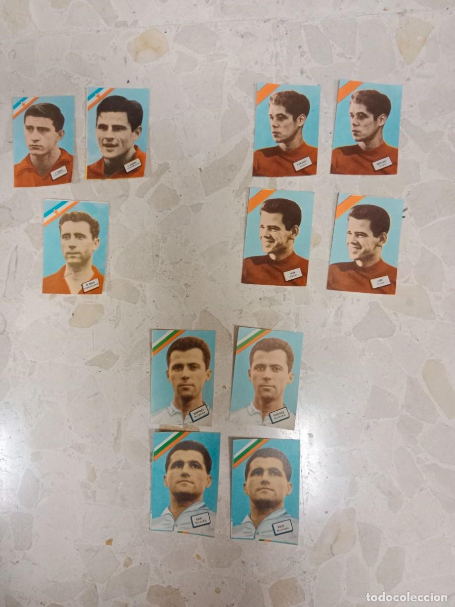 Cromos de F&uacute;tbol: CROMOS FHER DISGRA CAMPEONATO MUNDIAL DE FUTBOL CHILE 1962 - RUSIA YUGOSLAVIA BULGARIA