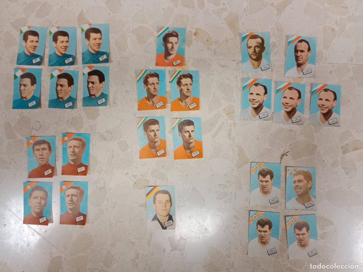 Cromos de F&uacute;tbol: CROMOS FHER DISGRA CAMPEONATO MUNDIAL DE FUTBOL CHILE 1962 -ITALIA INGLATERRA ALEMANIA SUIZA HUNGRIA