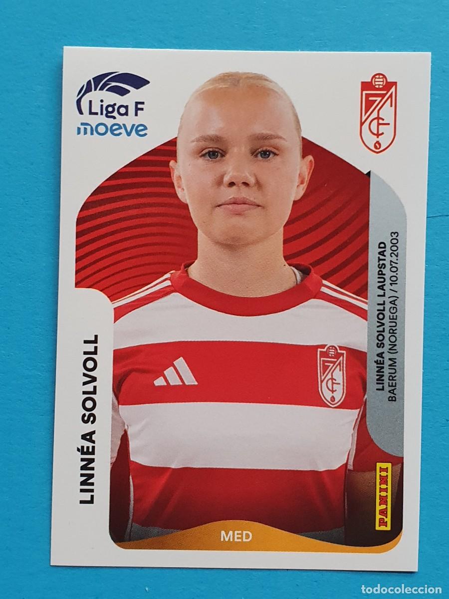 Cromos de F&uacute;tbol: #215 LINN&Eacute;A SOLVOLL (Granada) - Panini LIGA F Meove 2025-26