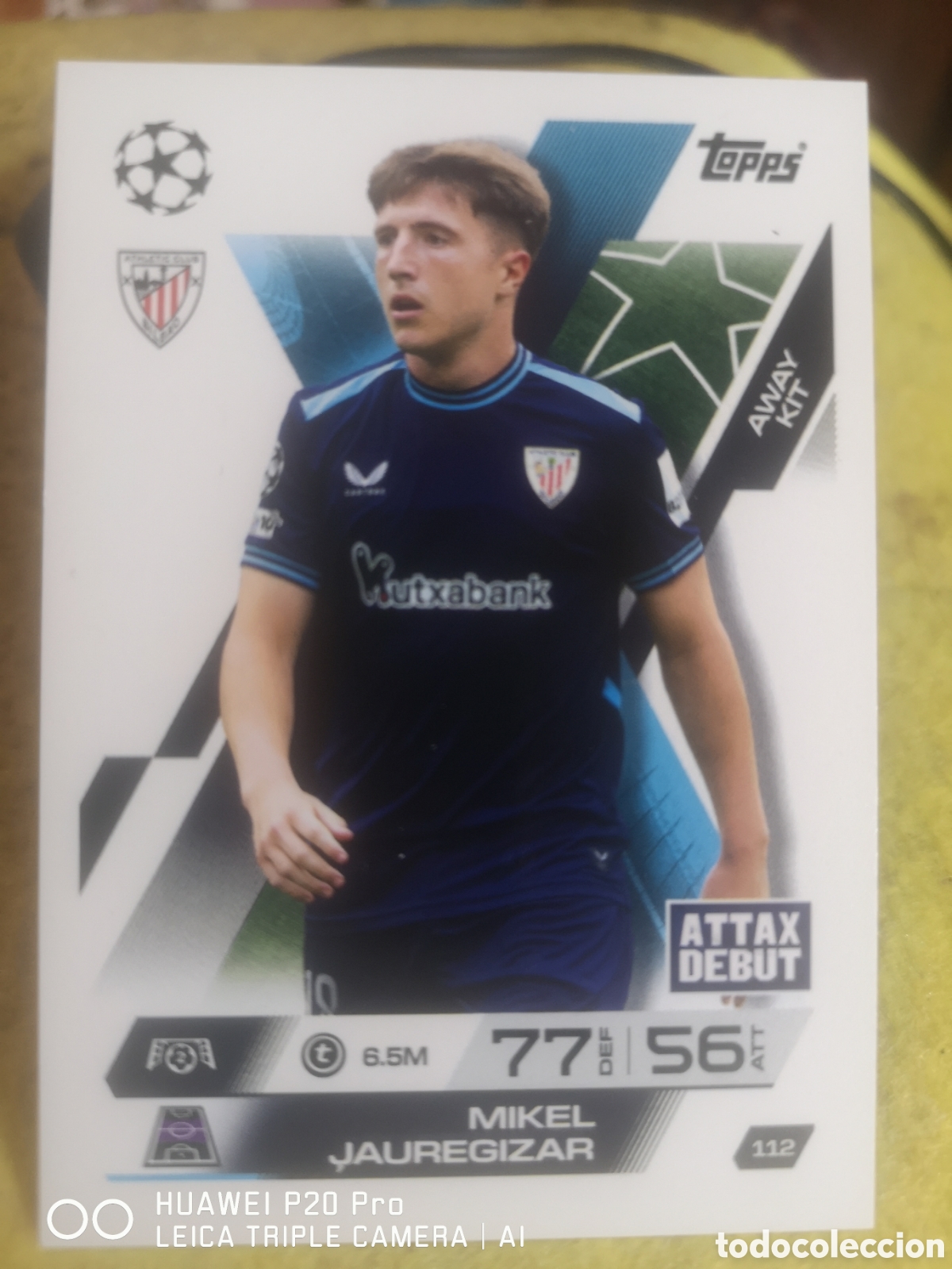 Cromos de F&uacute;tbol: MATCH ATTAX EXTRA 2025 2026 AWAY KIT MIKEL JAUREGIZAR ATHLETIC DE BILBAO 112