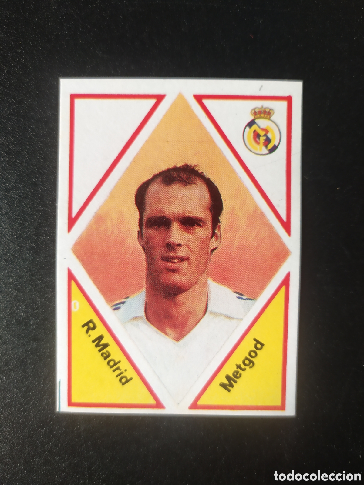 Cromos de F&uacute;tbol: Liga 1983 1984 83 84 editorial Maga Metgod n&deg; 16 Real Madrid nunca pegado