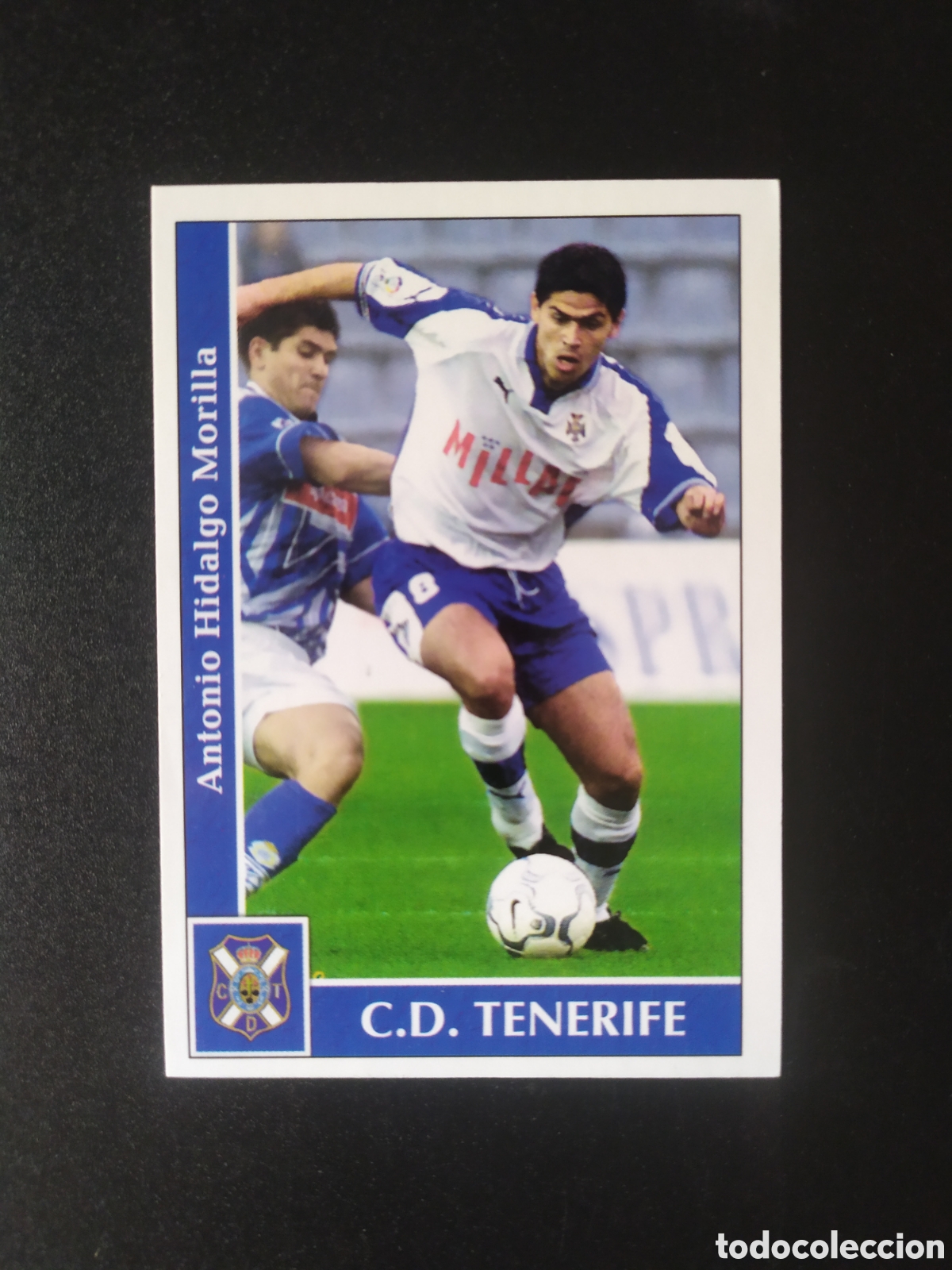 Cromos de F&uacute;tbol: Mundicromo fichas Liga 2001 2002 01 02 Antonio Hidalgo n&deg; 416 Tenerife