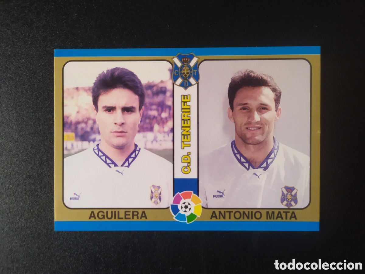 Cromos de F&uacute;tbol: Mundicromo futbol total 1994 1995 94 95 Aguilera Antonio Mata n&deg; 83 Tenerife