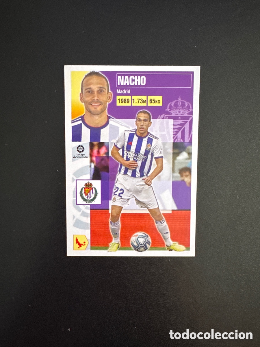 Figurine di Calcio: NACHO N&Uacute;MERO 8 VALLADOLID LIGA ESTE 2020 2021