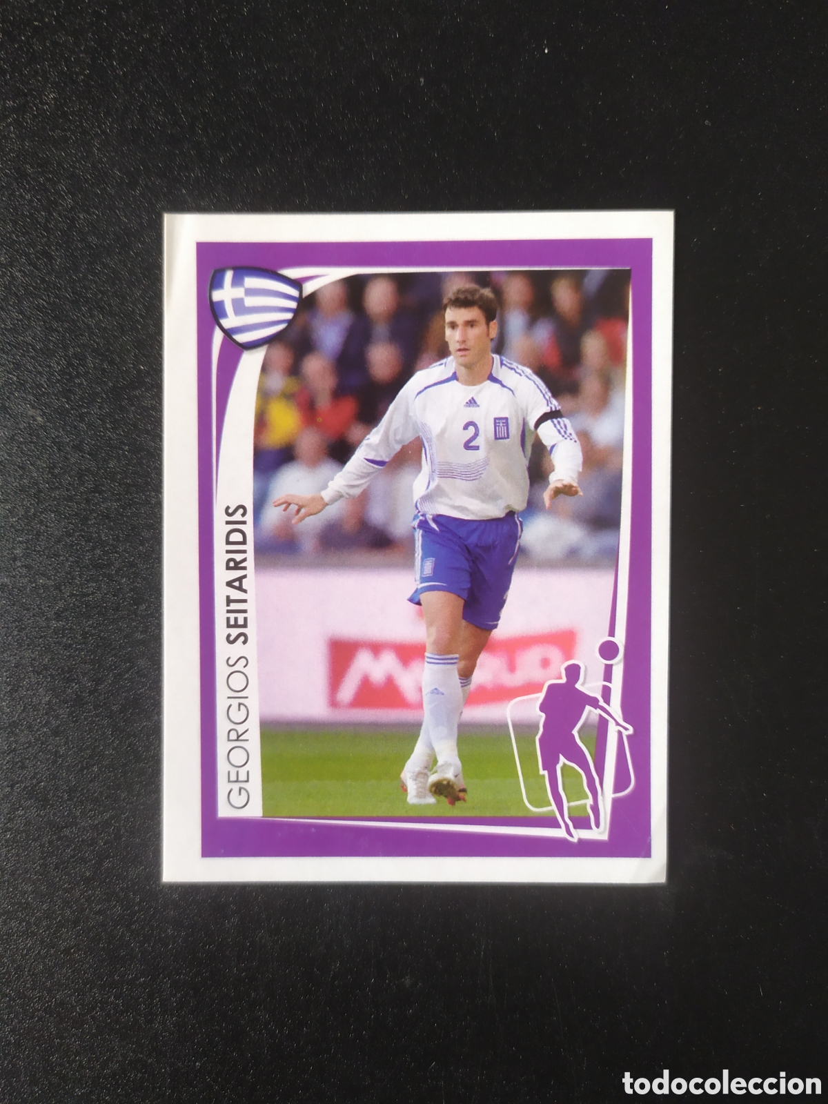 Cromos de F&uacute;tbol: UEFA EURO 2008 Austria Suiza panini McDonalds Seitaridis n&deg; 34 Grecia