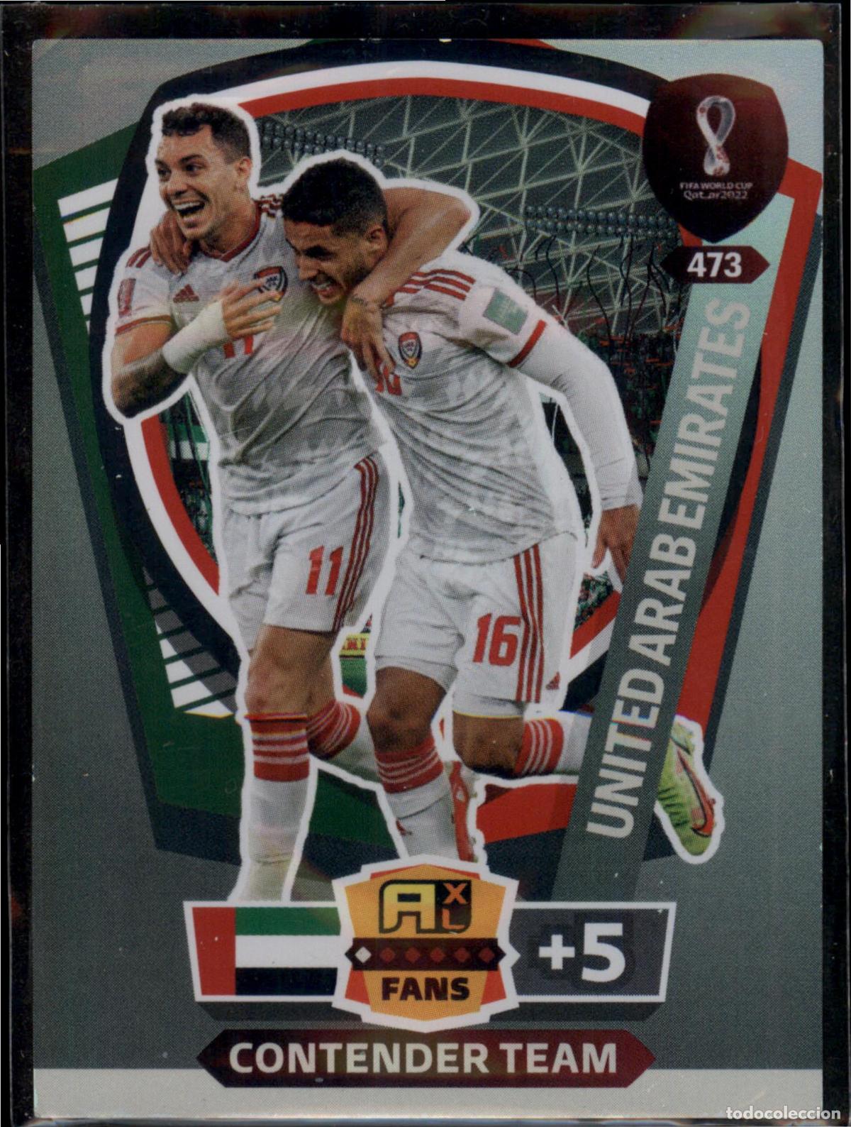 Cromos de Futebol: Emiratos &Aacute;rabes Contender Team N&ordm; 473 Mundial Qatar Adrenalyn XL 2022 Panini 22 FIFA World Cup