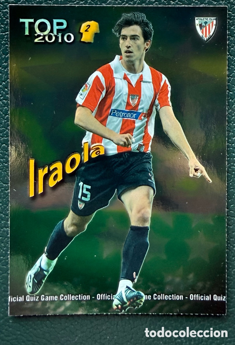 Cartes &agrave; collectionner de Football: 554 IRAOLA ATHLETIC DE BILBAO TOP VERDE LISO FICHAS ALBUM MUNDICROMO 2009 2010 09 10