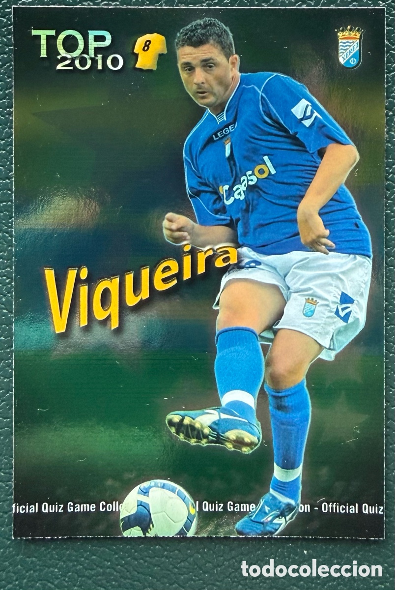 Cromos de Futebol: 611 VIQUEIRA XEREZ CD TOP VERDE LISO FICHAS ALBUM MUNDICROMO 2009 2010 09 10