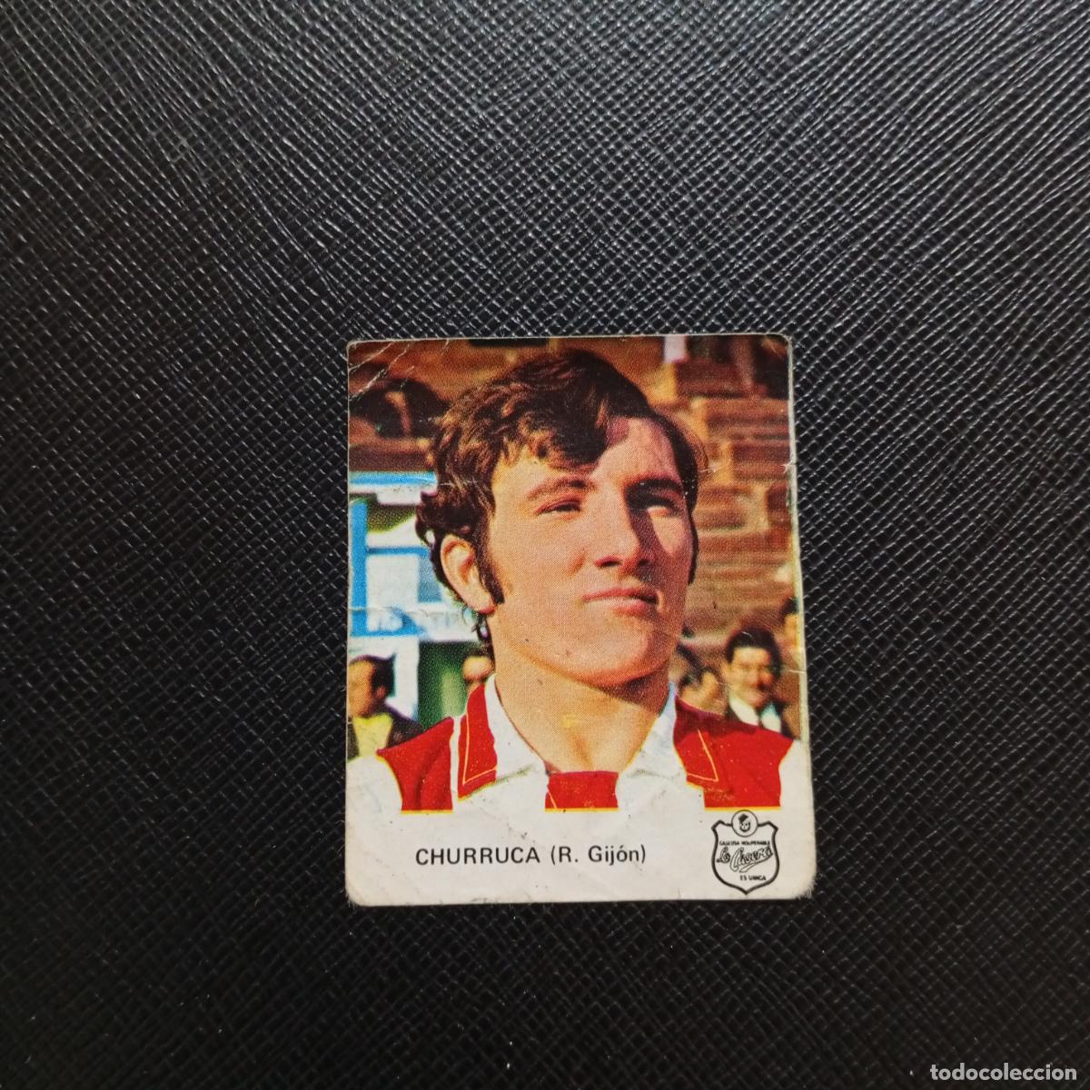 Cromos de F&uacute;tbol: CHURRUCA SPORTING GIJON LA CASERA 1972 CROMO FUTBOL LIGA 72 - DESPEGADO - A131 PG127