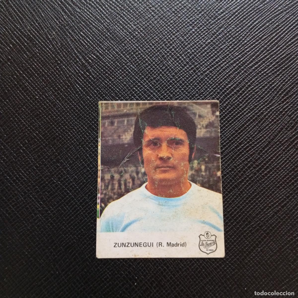 Cromos de F&uacute;tbol: ZUNZUNEGUI REAL MADRID LA CASERA 1972 CROMO FUTBOL LIGA 72 - DESPEGADO - A131 PG163