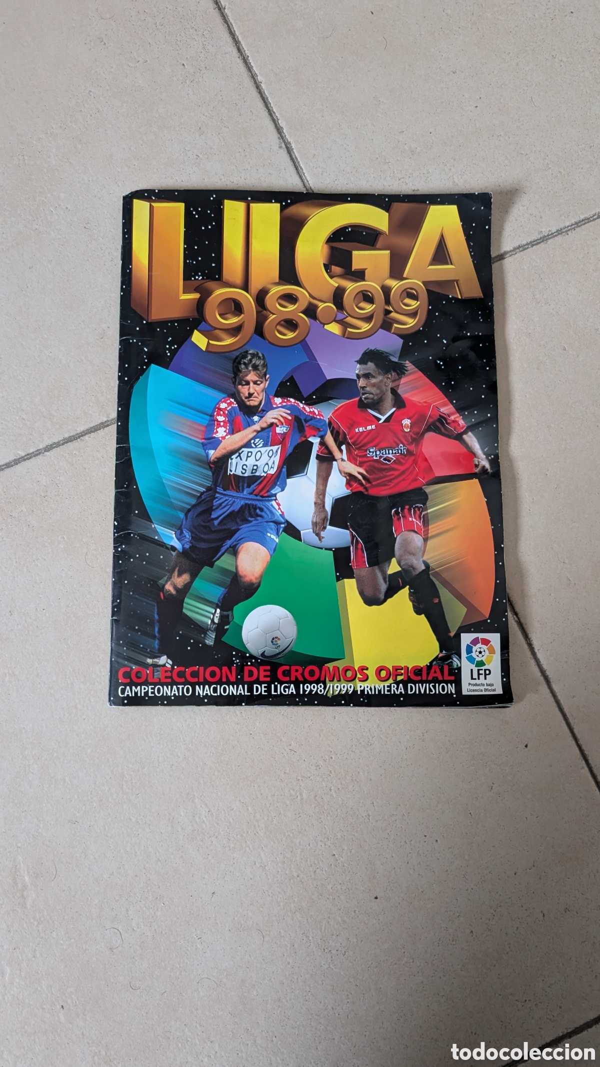 Cartes &agrave; collectionner de Football: ALBUM LIGA ESTE 1998/99 98 99 BASTANTE COMPLETO CON MUCHOS DOBLES, 13 FICHAJES Y ALGUN COLOCA