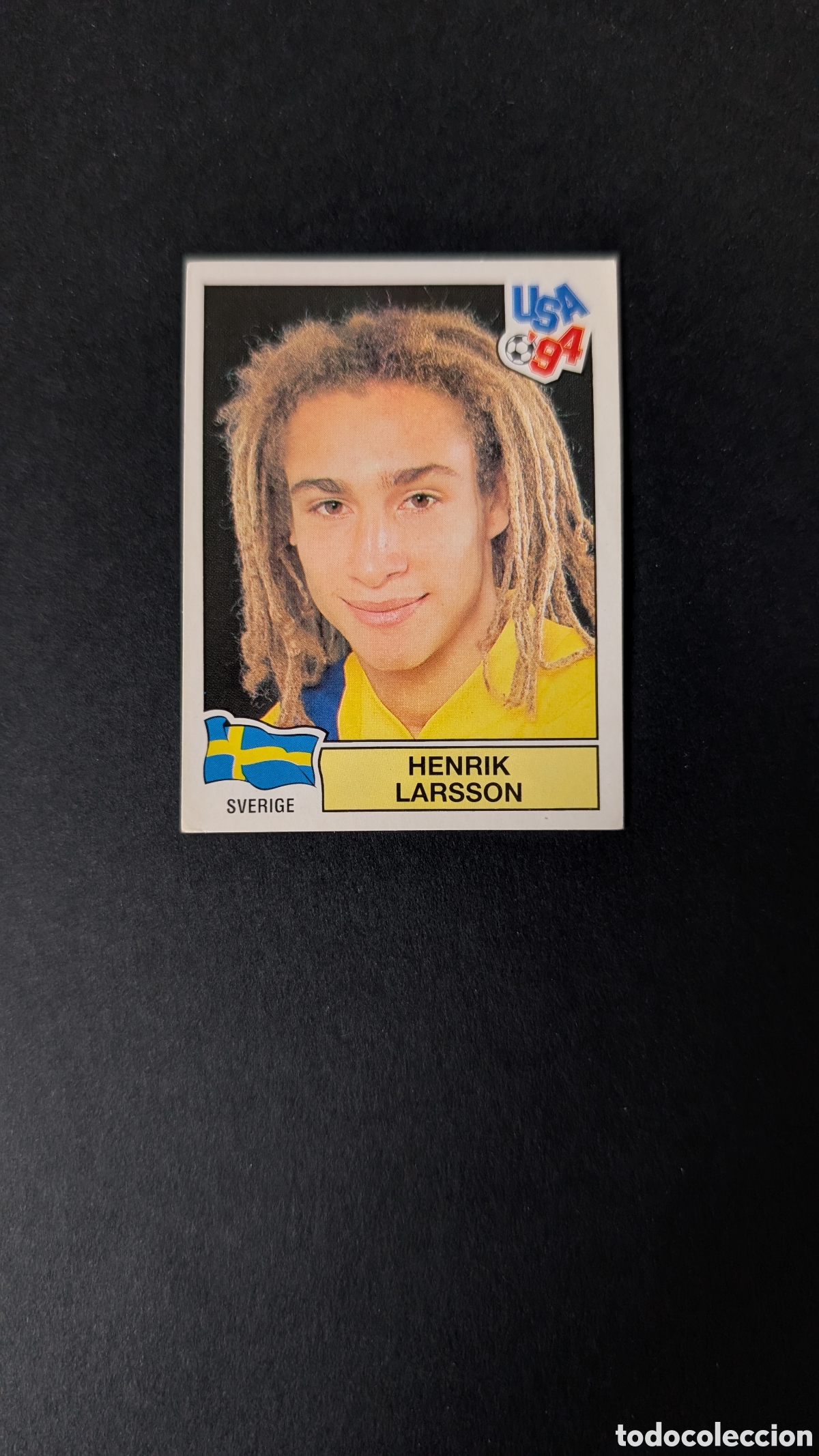Cartes &agrave; collectionner de Football: L2 LARSSON SUECIA 166 MUNDIAL USA 1994 94 PANINI NUNCA PEGADO SIN PEGAR