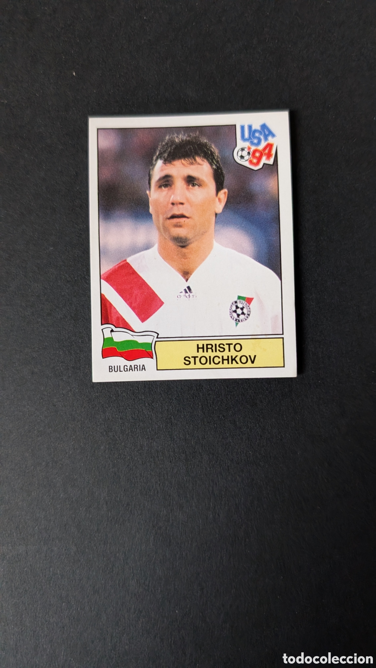 Cartes &agrave; collectionner de Football: L2 HRISTO STOICHKOV BULGARIA 295 MUNDIAL USA 1994 94 PANINI NUNCA PEGADO SIN PEGAR