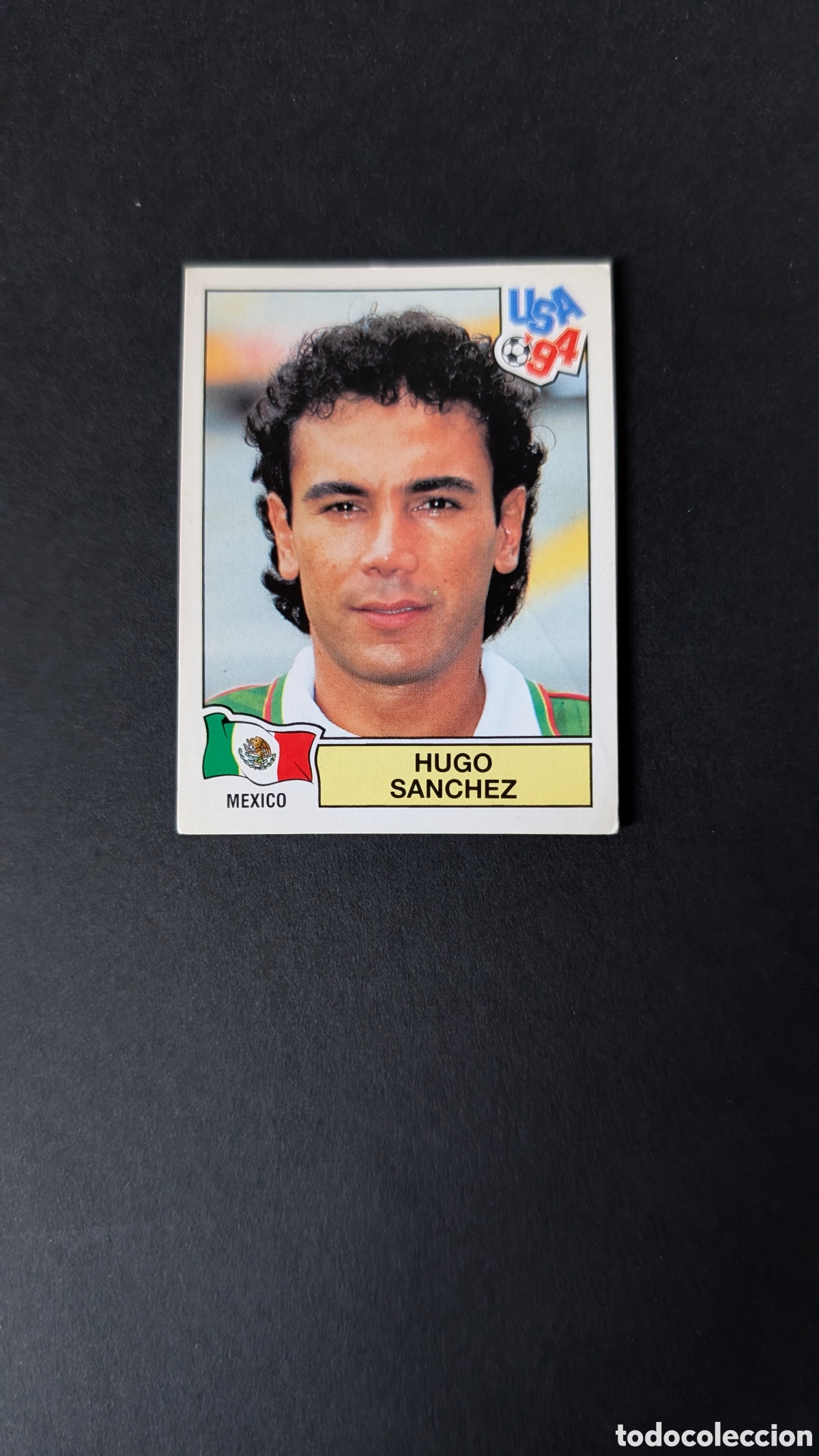 Cartes &agrave; collectionner de Football: L2 HUGO SANCHEZ MEXICO 373 MUNDIAL USA 1994 94 PANINI NUNCA PEGADO SIN PEGAR