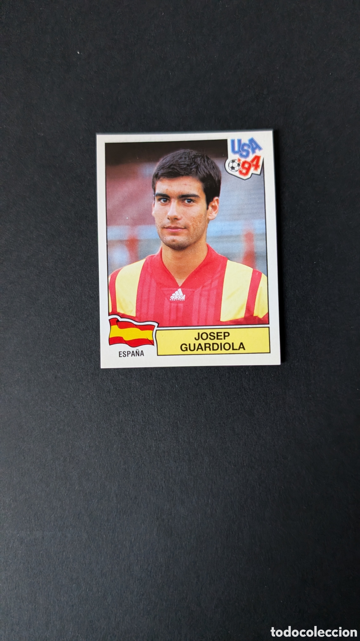 Cartes &agrave; collectionner de Football: L2 GUARDIOLA ESPA&Ntilde;A 195 MUNDIAL USA 1994 94 PANINI NUNCA PEGADO SIN PEGAR