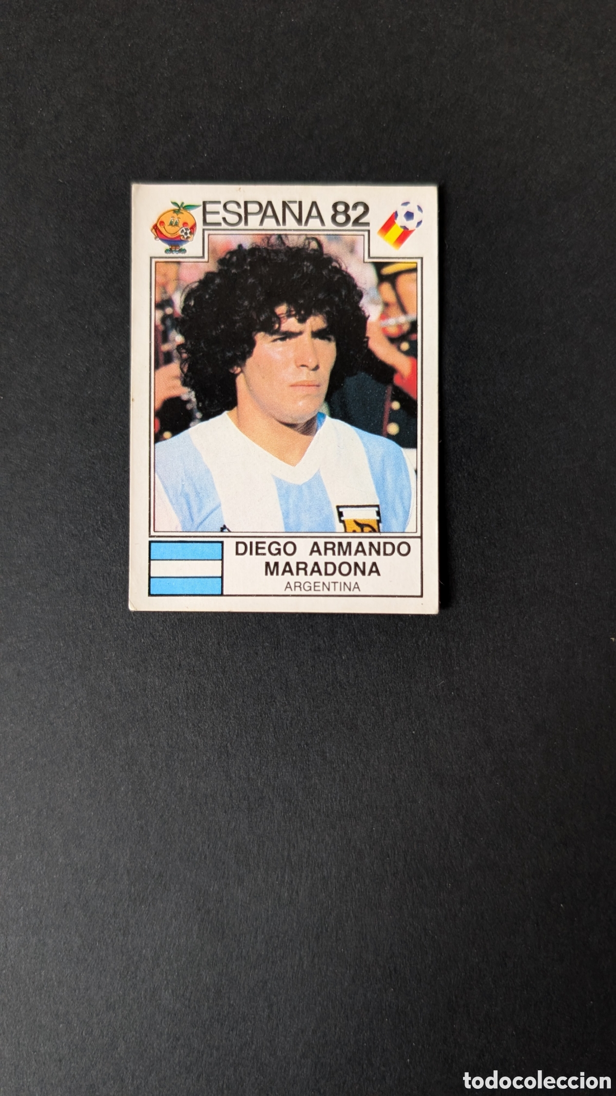 Fu&szlig;ball-Sticker: L2 DIEGO ARMANDO MARADONA ARGENTINA 176 MUNDIAL ESPA&Ntilde;A 1982 82 PANINI NUNCA PEGADO