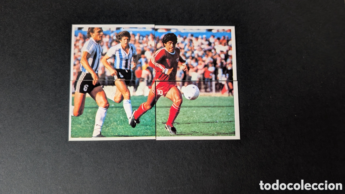 Cromos de F&uacute;tbol: LOTE 4 CROMOS MARADONA FUTBOL EN ACCION LIGA ESTE 1980/81 80 81 NUNCA PEGADOS SIN PEGAR