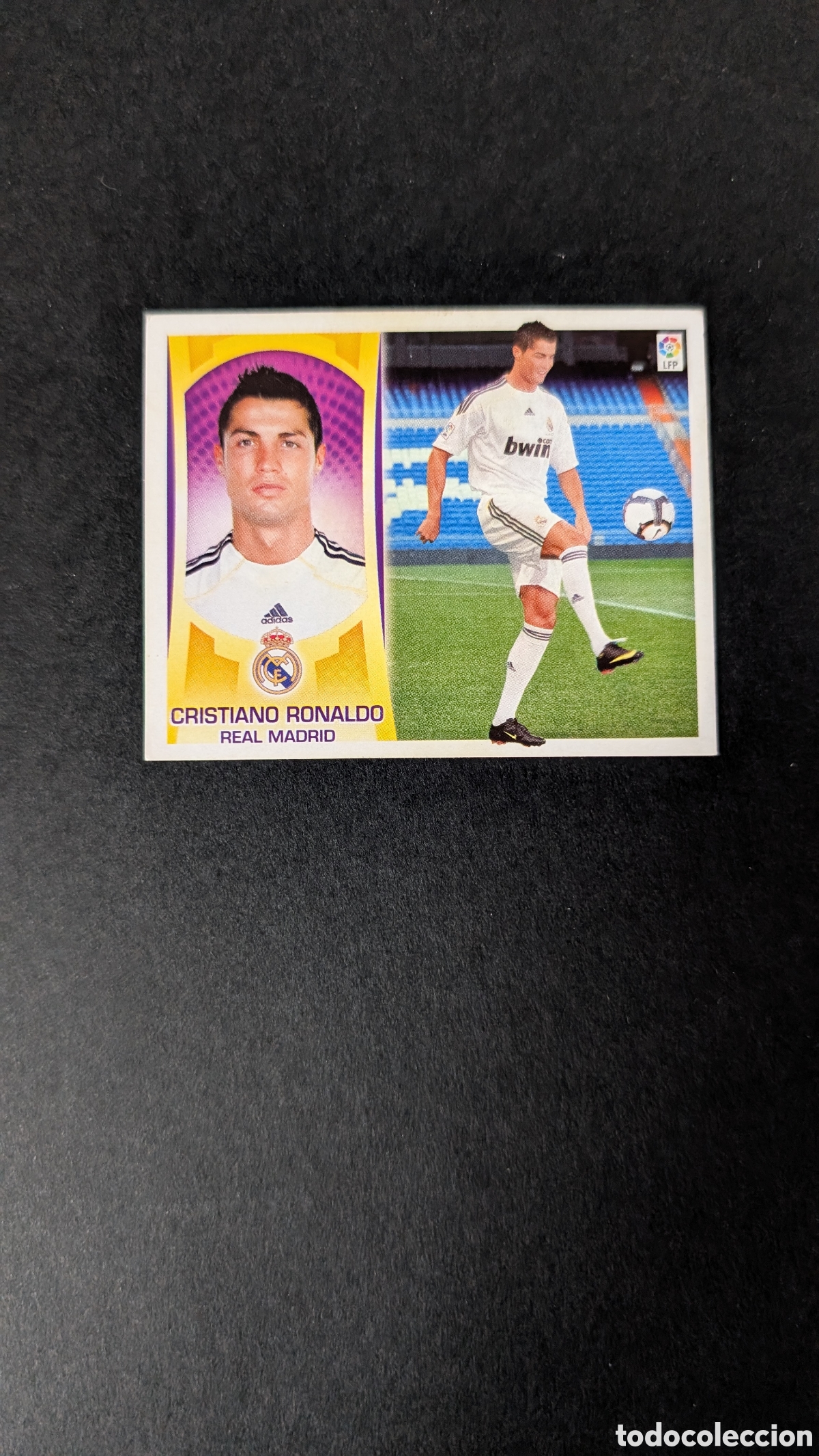 Cromos de F&uacute;tbol: L3 CRISTIANO RONALDO REAL MADRID FICHAJE 2 ROOKIE VERSION LIGA ESTE 2009/10 09 10 NUNCA PEGADO