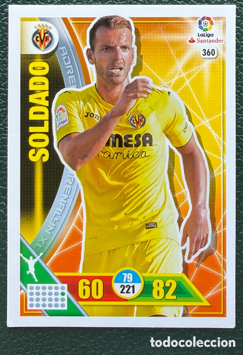 Cromos de F&uacute;tbol: 360 SOLDADO VILLARREAL CF FICHAS ALBUM ADRENALYN XL 2016 2017 16 17