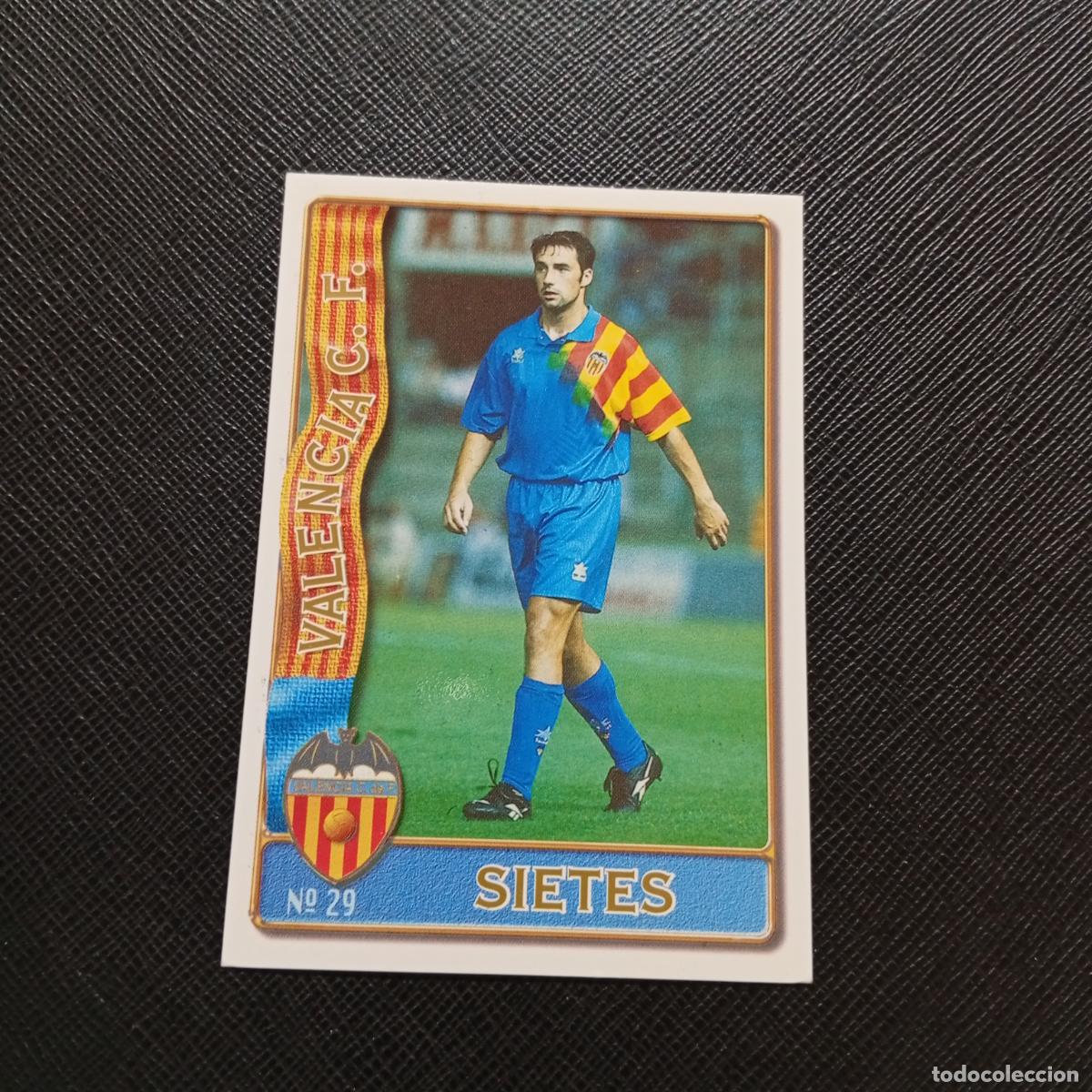 Cromos de F&uacute;tbol: 29 SIETES VALENCIA MUNDICROMO 1996 1997 CROMO FUTBOL LIGA 96 97 - A206 PG5