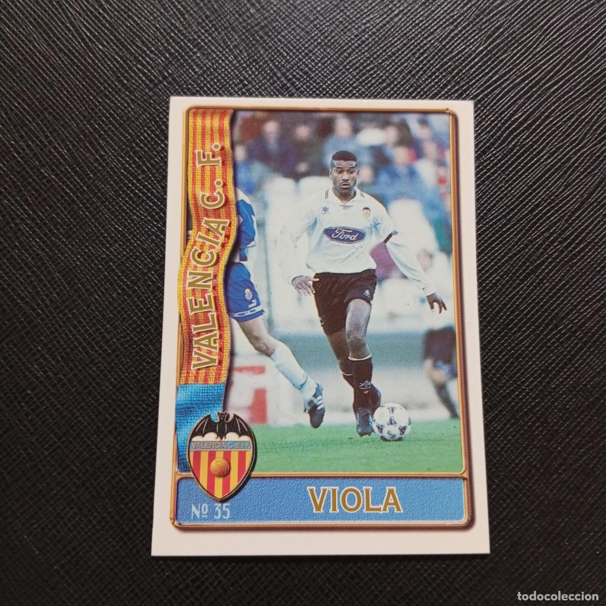Cromos de F&uacute;tbol: 35 VIOLA VALENCIA MUNDICROMO 1996 1997 CROMO FUTBOL LIGA 96 97 - A206 PG5 BAJA