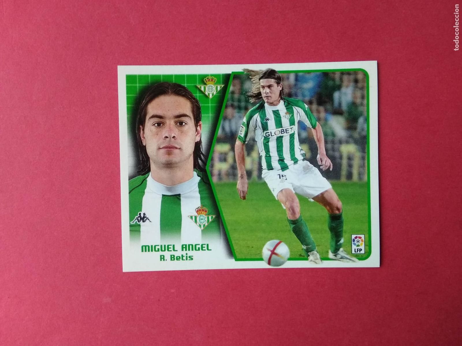 Cromos de F&uacute;tbol: EDICIONES ESTE LIGA 05 06 2005 2006 CROMO NUNCA PEGADO FICHAJE N&ordm; 29 MIGUEL ANGEL BETIS