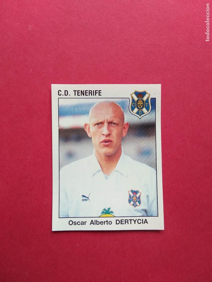 Cromos de F&uacute;tbol: PANINI FUTBOL ESTRELLAS DE LA LIGA 93 94 1993 1994 NUNCA PEGADO TENERIFE N&ordm; 307 DERTYCIA