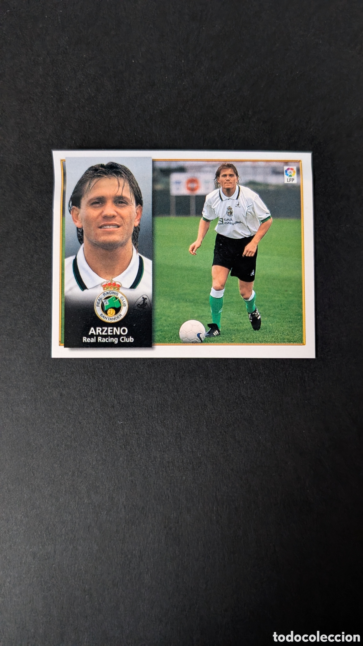 Cartes &agrave; collectionner de Football: ARZENO RACING SANTANDER FICHAJE 32 LIGA ESTE 1998/99 98 99 VENTANILLA
