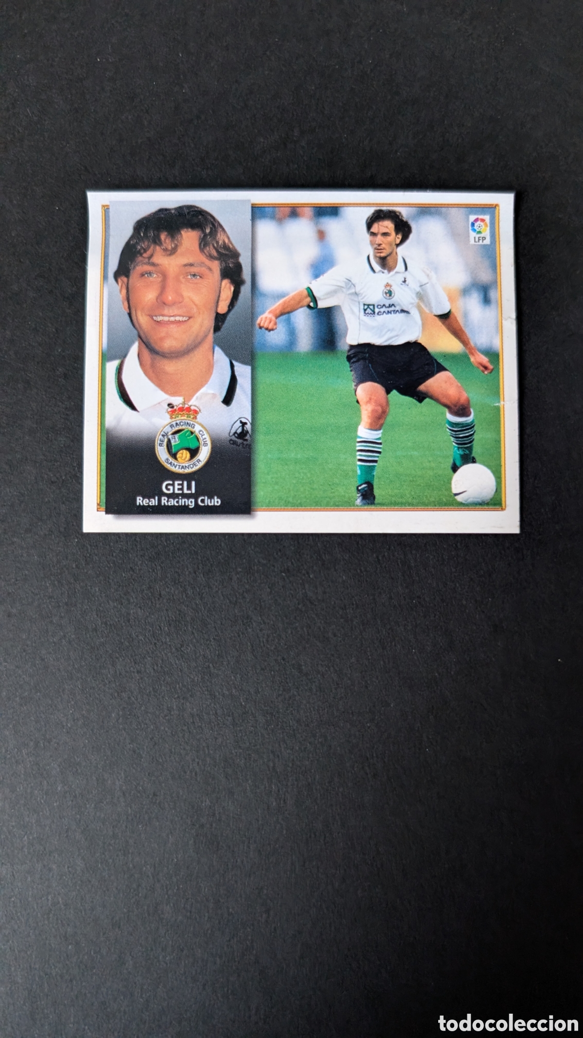 Cartes &agrave; collectionner de Football: GELI RACING SANTANDER FICHAJE 36 LIGA ESTE 1998/99 98 99 VENTANILLA