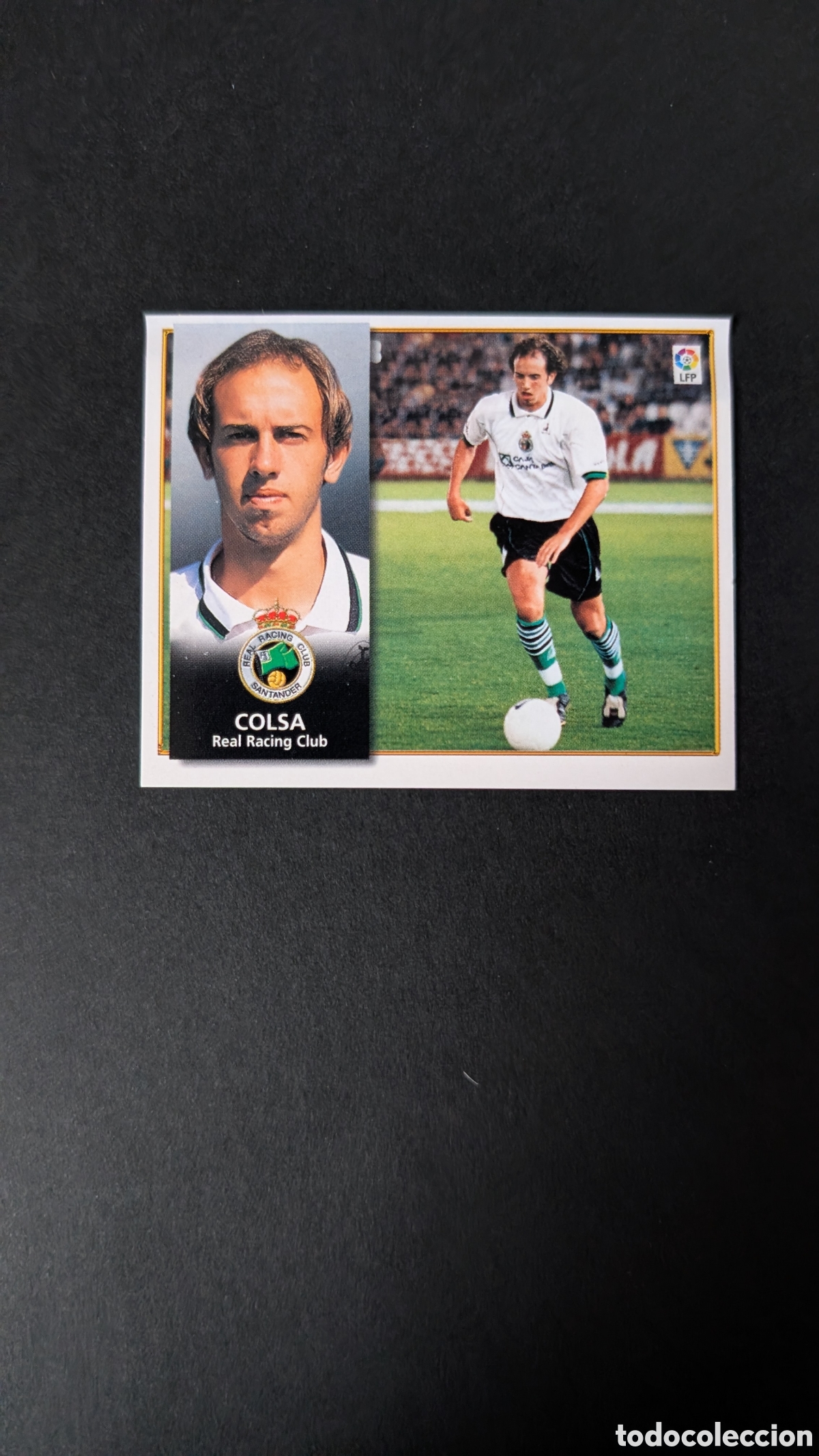 Cartes &agrave; collectionner de Football: COLSA RACING SANTANDER COLOCA LIGA ESTE 1998/99 98 99 VENTANILLA