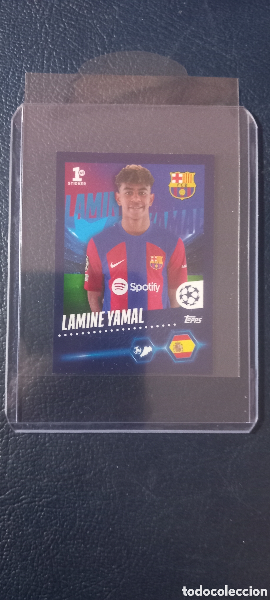 Cromos de F&uacute;tbol: Lamine Yamal ROOKIE 1st sticker Topps 2023 2024
