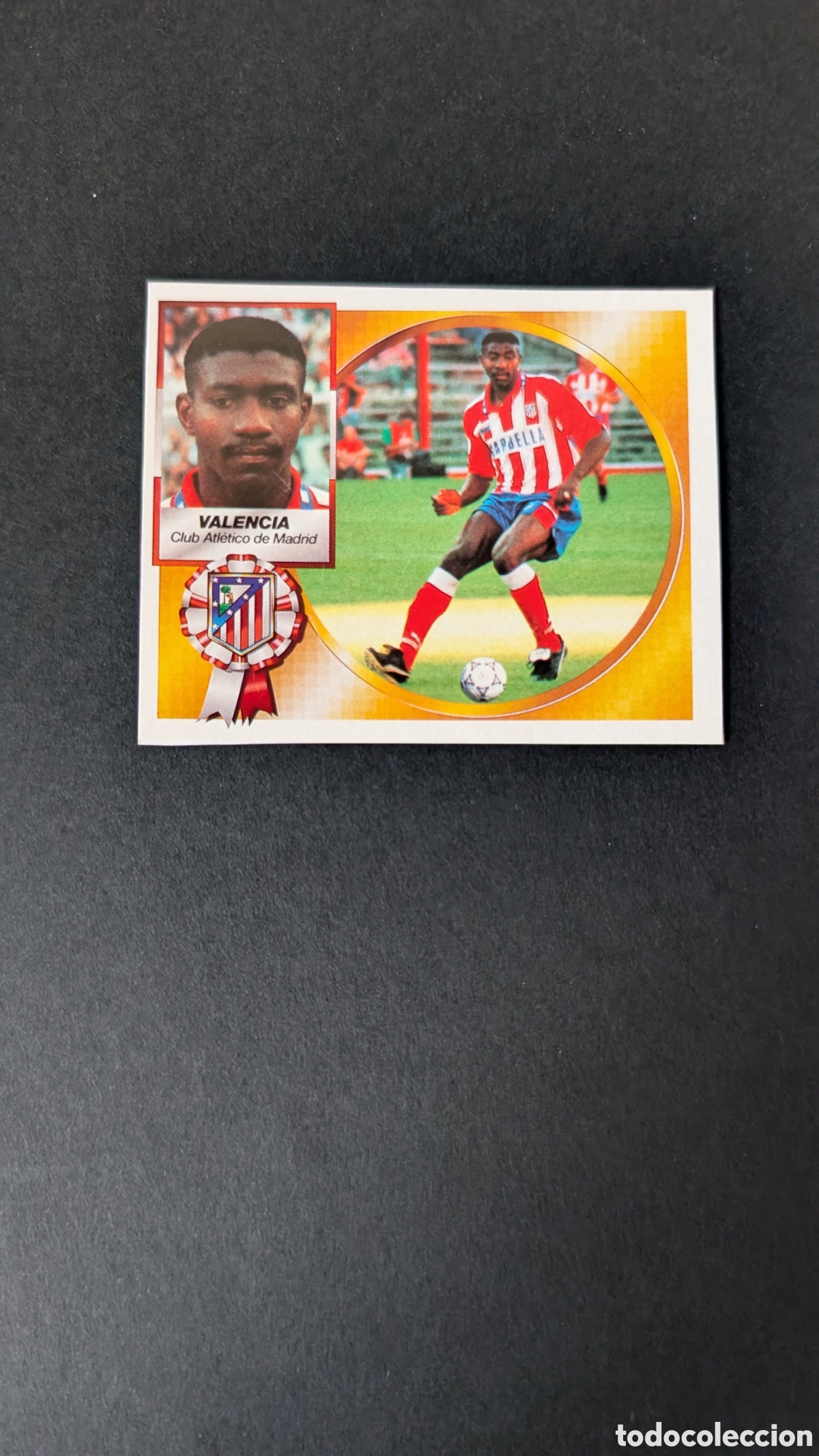 Cromos de F&uacute;tbol: VALENCIA ATLETICO MADRID COLOCA LIGA ESTE 1994/95 94 95 RECORTADO