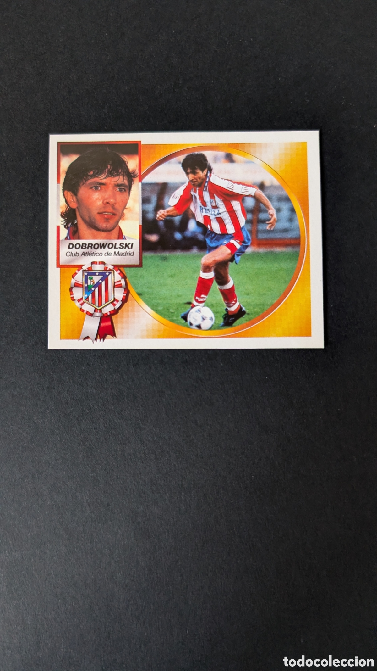 Cromos de F&uacute;tbol: DOBROWOLSKI ATLETICO MADRID COLOCA LIGA ESTE 1994/95 94 95 RECORTADO