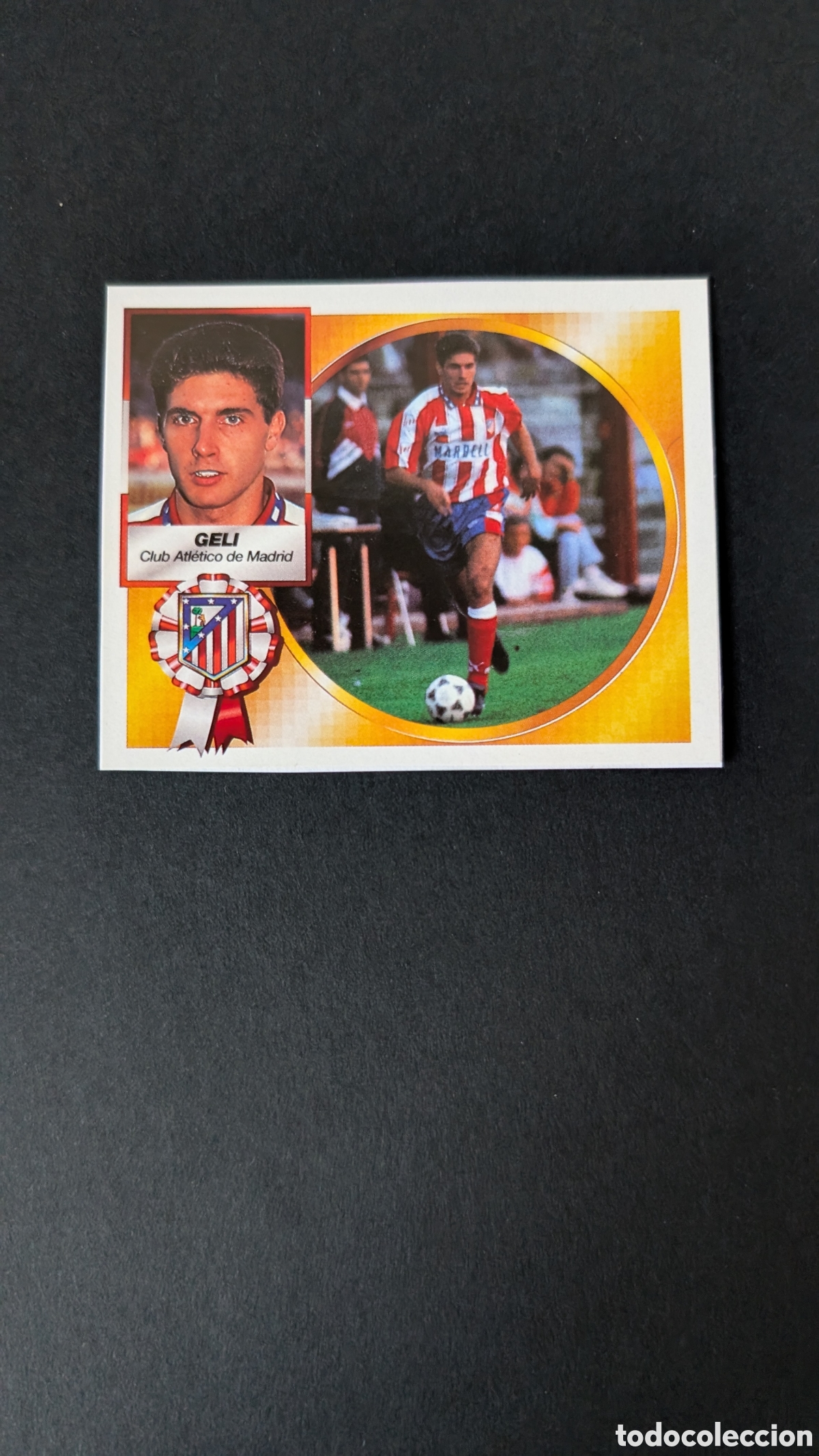 Cromos de F&uacute;tbol: GELI ATLETICO MADRID COLOCA LIGA ESTE 1994/95 94 95 RECORTADO