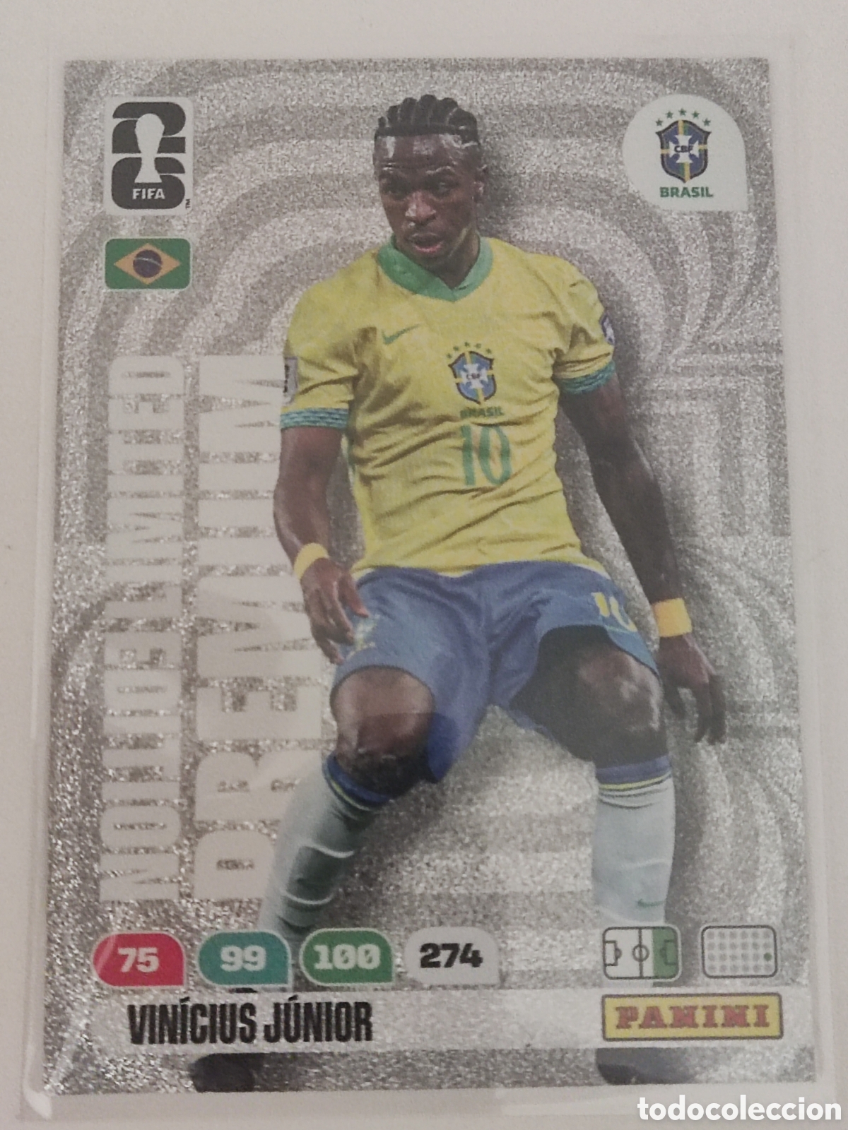Cromos de F&uacute;tbol: Vini Jr L&iacute;mited Edition Premium Panini Fifa World Cup 2026