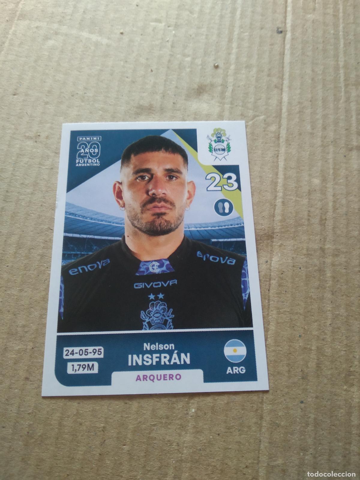 Fu&szlig;ball-Sticker: GIM2 NELSON INSFRAN GIMNASIA CROMO FUTBOL ARGENTINO PANINI LIGA ARGENTINA 2025