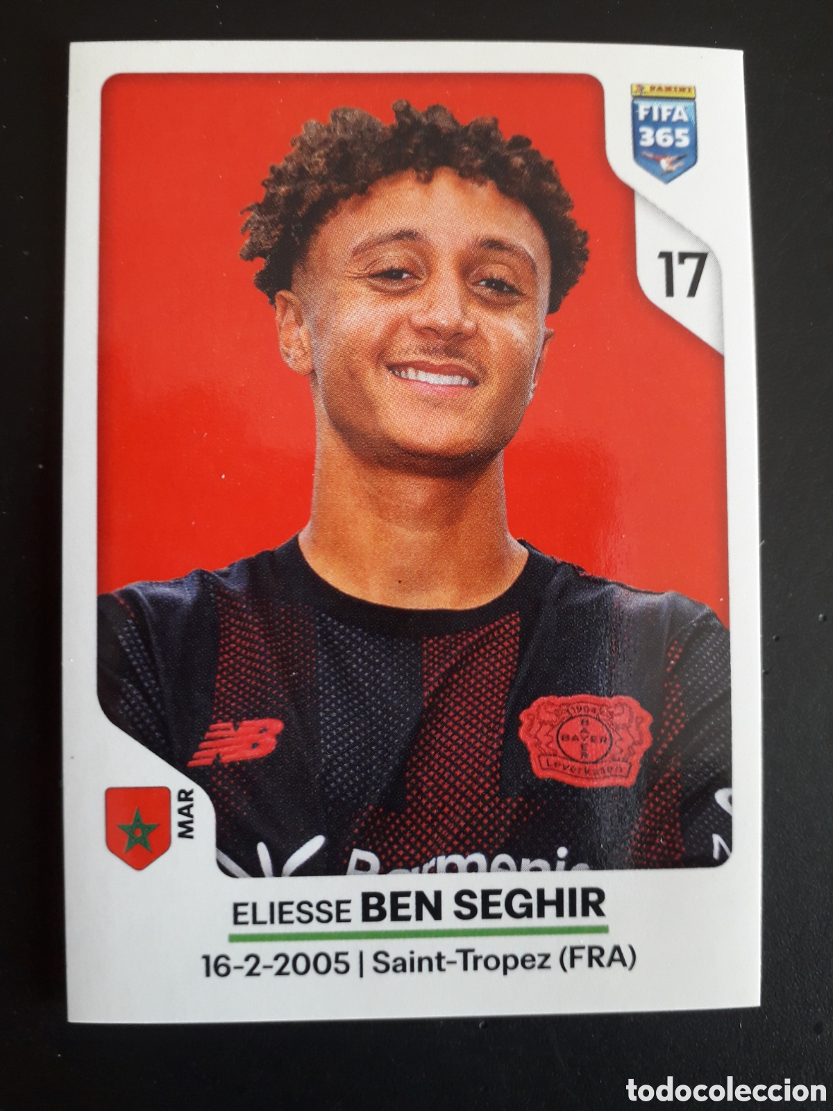 Cartes &agrave; collectionner de Football: BEN SEGHIR BAYERN LEVERKUSEN, N&deg; 187 FIFA 365 PANINI STICKER 2026 PEDIDO M&Iacute;NIMO 3&euro;
