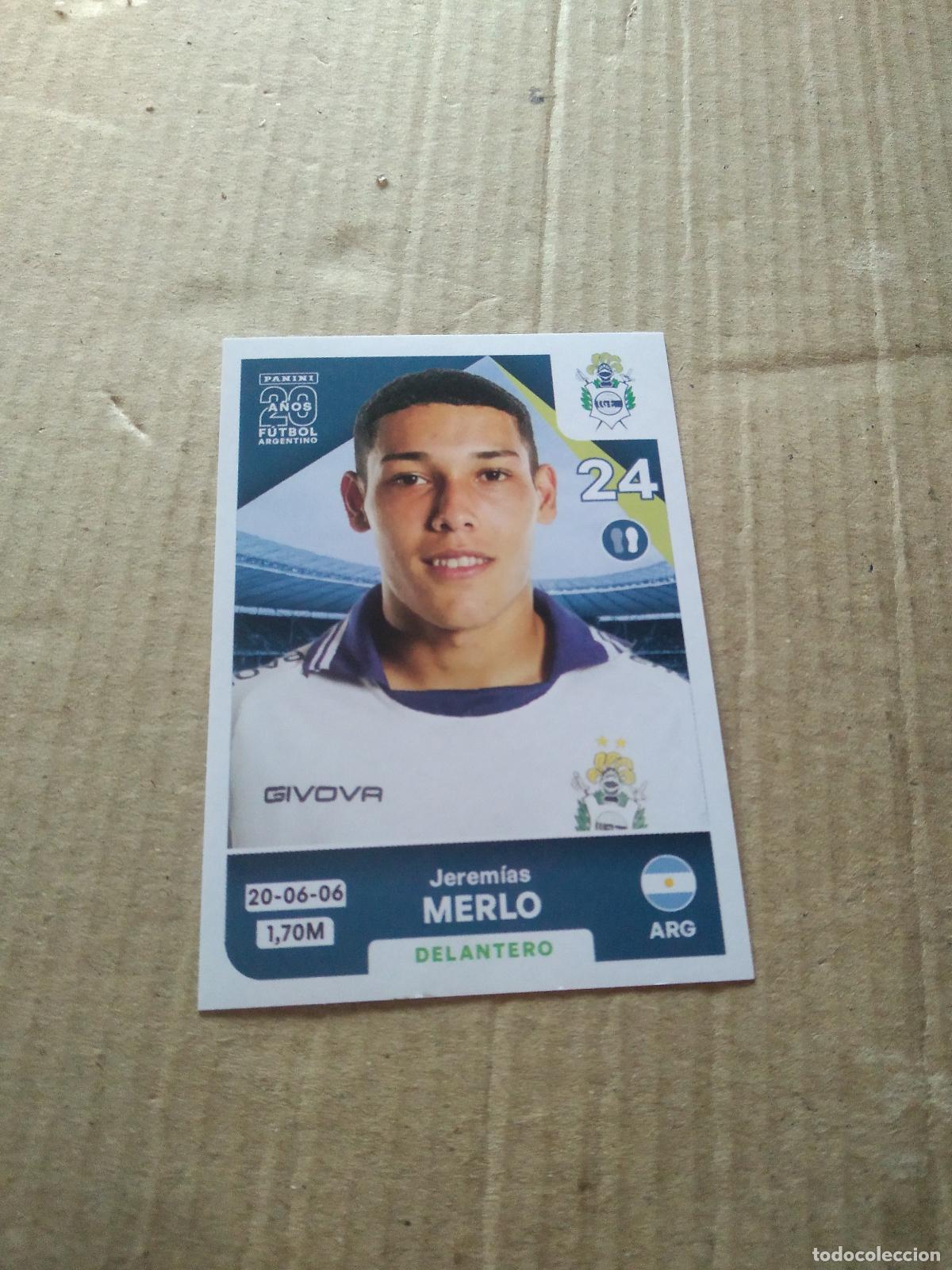 Cartes &agrave; collectionner de Football: GIM13 JEREMIAS MERLO GIMNASIA CROMO FUTBOL ARGENTINO PANINI LIGA ARGENTINA 2025