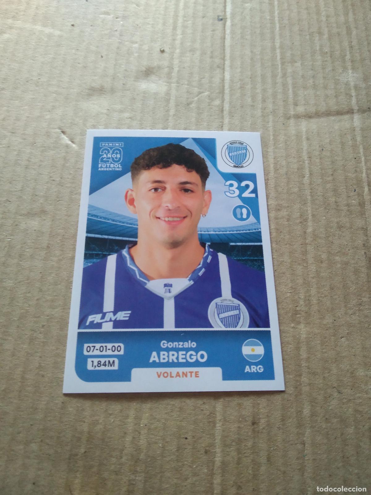 Cromos de F&uacute;tbol: GOD8 GONZALO ABREGO GODOY CRUZ CROMO FUTBOL ARGENTINO PANINI LIGA ARGENTINA 2025