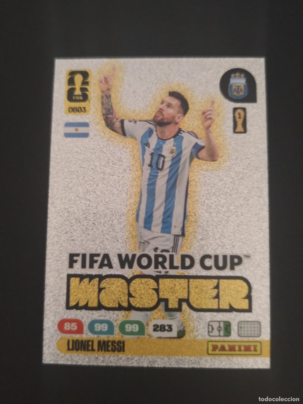 Cartes &agrave; collectionner de Football: DB3 LIONEL MESSI ARGENTINA MASTER ADRENALYN MUNDIAL FIFA WORLD CUP 2026 PANINI